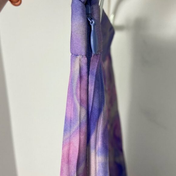 Anthropologie Siddhartha Bansal Marble Dye Skirt Size 2 Pleated Bohemian Boho - Picture 7 of 10